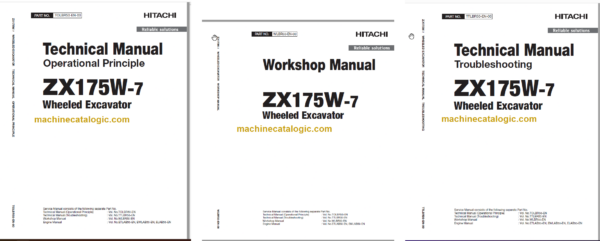 Hitachi ZX175W-7 Technical and Workshop Manual