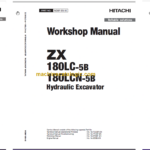 Hitachi ZX180LC-5B ZX180LCN-5B Technical and Workshop Manual