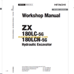 Hitachi ZX180LC-5G ZX180LCN-5G Technical and Workshop Manual