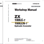 Hitachi ZX180LC-7 ZX180LCN-7 Technical and Workshop Manual