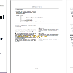 Hitachi ZX180W Technical and Workshop Manual