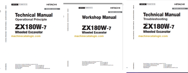 Hitachi ZX180W-7 Technical and Workshop Manual