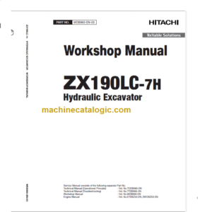 Hitachi ZX190LC-7H Technical and Workshop Manual