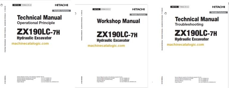 Hitachi ZX190LC-7H Technical and Workshop Manual