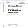 Hitachi ZX190W-5B Technical and Workshop Manual
