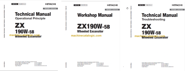 Hitachi ZX190W-5B Technical and Workshop Manual