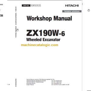 Hitachi ZX190W-6 Technical and Workshop Manual