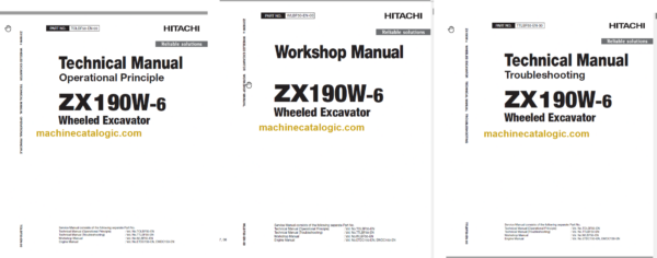 Hitachi ZX190W-6 Technical and Workshop Manual