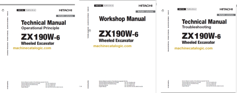 Hitachi ZX190W-6 Technical and Workshop Manual