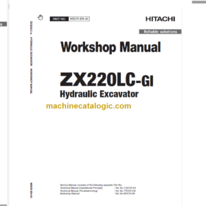 Hitachi ZX220LC-GI Technical and Workshop Manual