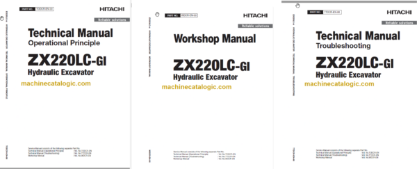 Hitachi ZX220LC-GI Technical and Workshop Manual