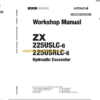Hitachi ZX225USLC-6 ZX225USRLC-6 Technical and Workshop Manual