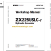 Hitachi ZX225USLC-7 Technical and Workshop Manual