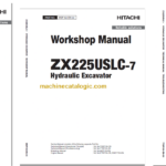 Hitachi ZX225USLC-7 Technical and Workshop Manual