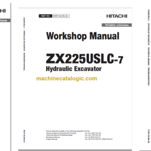 Hitachi ZX225USLC-7 Technical and Workshop Manual