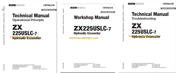 Hitachi ZX225USLC-7 Technical and Workshop Manual