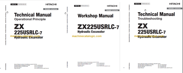 Hitachi ZX225USRLC-7 Technical and Workshop Manual