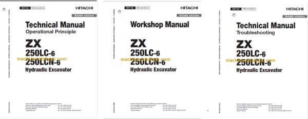 Hitachi ZX250LC-6 Technical and Workshop Manual