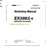 Hitachi ZX300LC-6 ZX300LCN-6 Technical and Workshop Manual