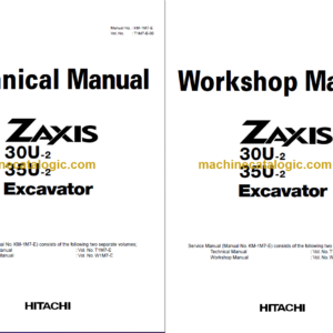 Hitachi ZX30U-2 ZX35U-2 Technicial and Workshop Manual