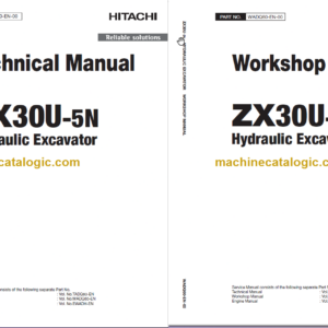 Hitachi ZX30U-5N Technicial and Workshop Manual