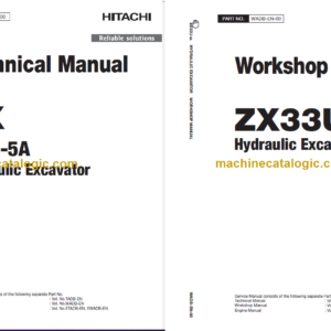 Hitachi ZX33U-5A Technicial and Workshop Manual