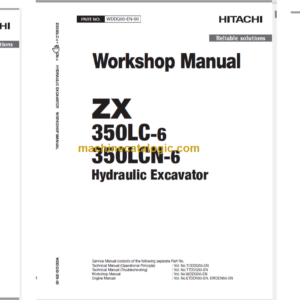 Hitachi ZX350LC-6 ZX350LCN-6 Technical and Workshop Manual