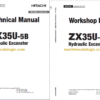 Hitachi ZX35U-5B Technicial and Workshop Manual