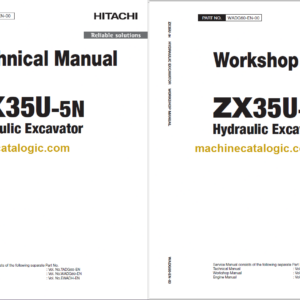 Hitachi ZX35U-5N Technicial and Workshop Manual