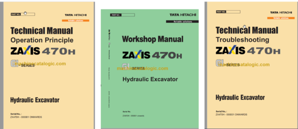 Hitachi ZX470H Technical and Workshop Manual