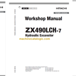 Hitachi ZX490LCH-7 Technical and Workshop Manual