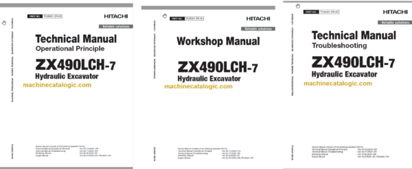 Hitachi ZX490LCH-7 Technical and Workshop Manual