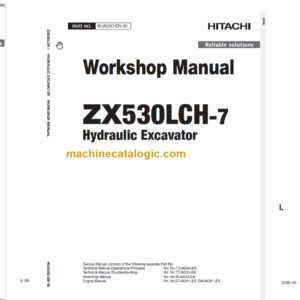 Hitachi ZX530LCH-7 Technical and Workshop Manual