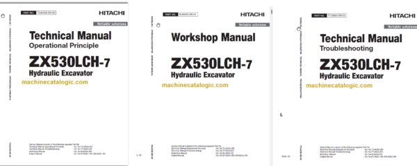 Hitachi ZX530LCH-7 Technical and Workshop Manual