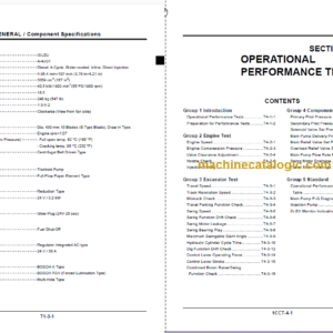 Hitachi ZX75US Technicial and Workshop Manual