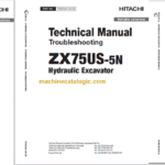 Hitachi ZX75US-5N Technicial and Workshop Manual