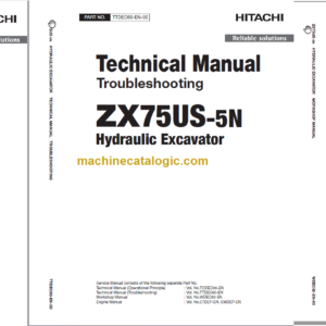 Hitachi ZX75US-5N Technicial and Workshop Manual