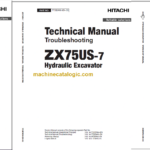 Hitachi ZX75US-7 Technicial and Workshop Manual