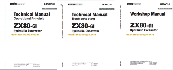 Hitachi ZX80-GI Technicial and Workshop Manual