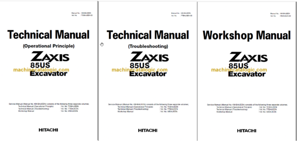 Hitachi ZX85US Technicial and Workshop Manual