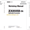 Hitachi ZX85USB-5A Technical and Workshop Manual