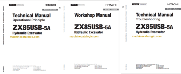 Hitachi ZX85USB-5A Technical and Workshop Manual