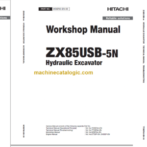 Hitachi ZX85USB-5N Technical and Workshop Manual