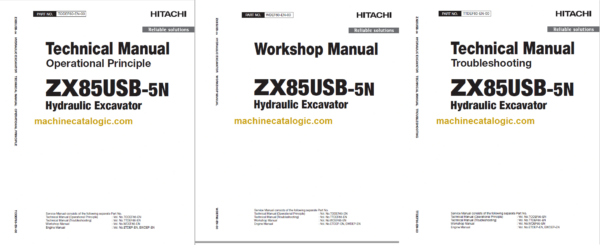 Hitachi ZX85USB-5N Technical and Workshop Manual