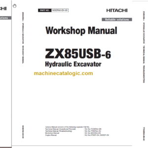 Hitachi ZX85USB-6 Technical and Workshop Manual