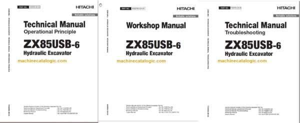 Hitachi ZX85USB-6 Technical and Workshop Manual