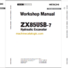 Hitachi ZX85USB-7 Technical and Workshop Manual