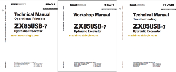 Hitachi ZX85USB-7 Technical and Workshop Manual