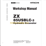 Hitachi ZX85USBLC-3 Technical and Workshop Manual