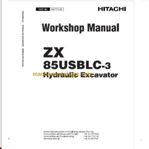 Hitachi ZX85USBLC-3 Technical and Workshop Manual